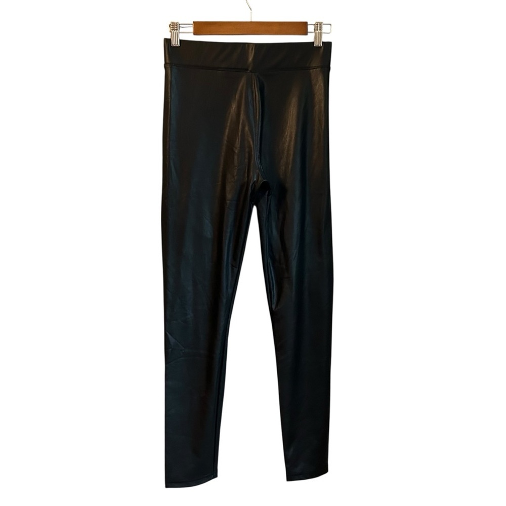 NEW Ci Sono Vegan Leather Stretch Leggings Women’s SZ‎ Medium in Black